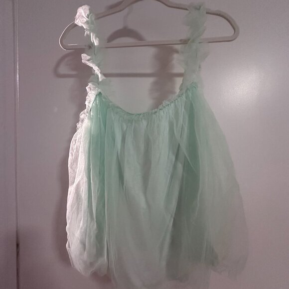 Anthropologie - PLUS SZE Sunday in Brooklyn Tulle Tank - Picture 4 of 5